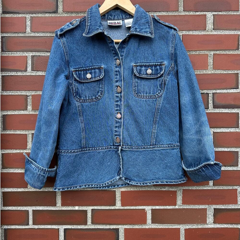 Vintage 90s Bill Blass Denim Jacket